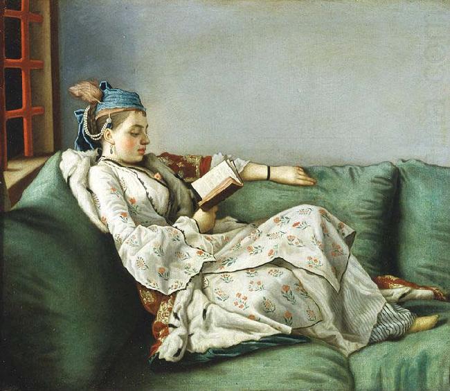 Jean-Etienne Liotard Ritratto di Maria Adelaide di Francia vestita alla turca china oil painting image